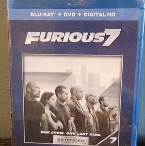 Furious 7 Blue Ray + DVD + HD